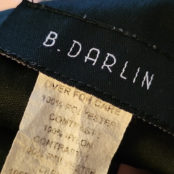 B Darlin SZ9 Navy Blue/Pale Pink Sequin Party Cocktail Dress - Picture 3 of 13